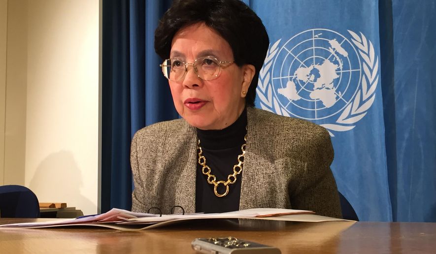 The director-general of the World Health Organization WHO , Margaret Chan , speaks during a news conference in Geneva, Tuesday Oct. 20, 2015. The WHO chief called the Ebola crisis in West Africa a 'wake-up call' for member governments to do more to prevent deadly disease outbreaks. (AP Photo Jamey Keaten)