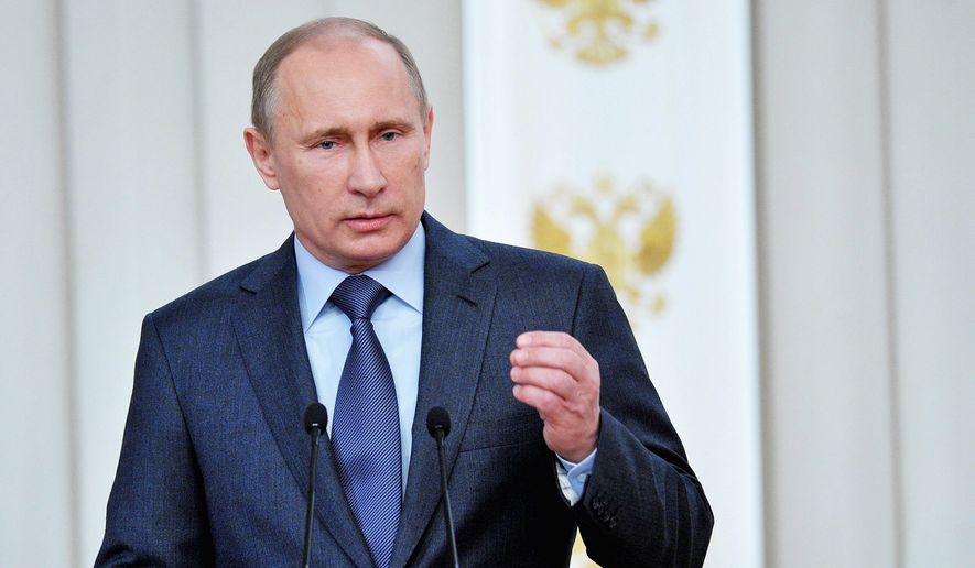 Russian President Vladimir Putin. (Associated Press) ** FILE **