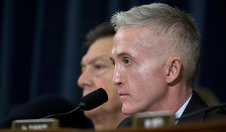 Rep. Trey Gowdy, South Carolina Republican and chairman of the Select Committee on Benghazi