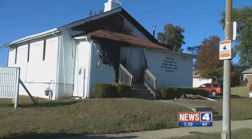 St. Louis authorities believe an arsonist or arsonists "meant to send a message" in 7 church burnings that have rocked the area in the past 11 days. (KMOV)