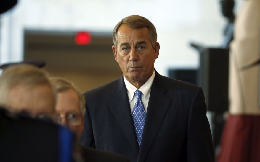 The outgoing House Speaker John A. Boehner had promised to &quot;clean the barn&quot; of tough issues before he leaves, and the talks were a last chance for him to try to win more entitlement spending cuts. (Associated Press)