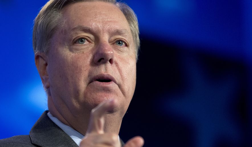 &quot;This budget, if it is paid for, will put $40 billion back into the defense department at a time we need it,&quot; Mr. Graham said of the budget. (Associated Press)