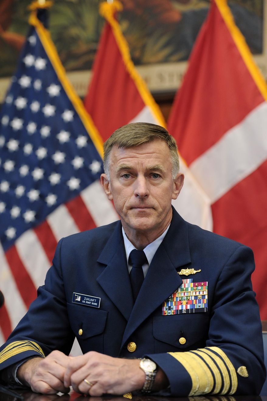 Coast Guard Commandant Paul F. Zukunft, one of the admirals involved in jury selection, told a hearing judge that he was unaware of jury stacking. The appeals court rejected his excuse. (Associated Press/File)