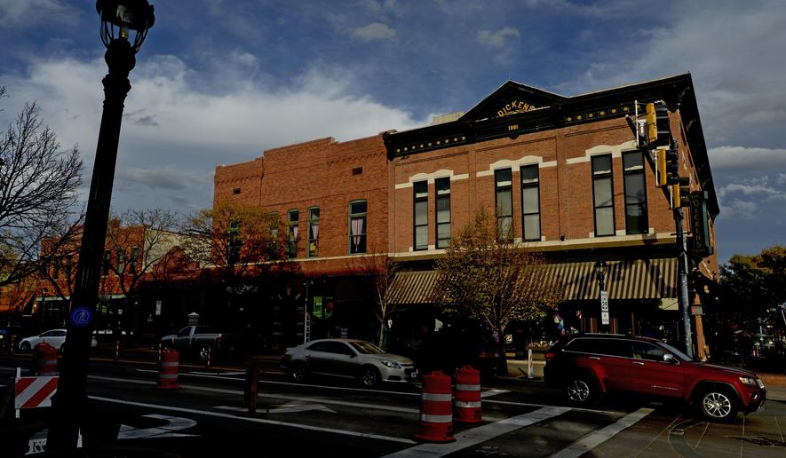 ADVANCE FOR WEEKEND EDITIONS OCT. 31-NOV. 1 - This Oct. 19, 2015 photo shows the Dickens Opera House in Longmont, Colo. (Matthew Jonas/The Daily Times Call via AP) NO SALES; MANDATORY CREDIT