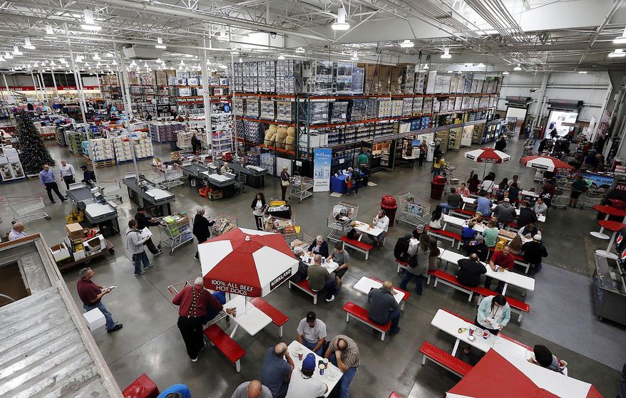 This Friday, Oct. 30, 2015 photo shows the Costco store in Salt Lake City on Friday, Oct. 30, 2015. &amp;quot;Currently, we&#x27;re the largest Costco on the planet,&amp;quot; said general manager Craig Jamieson. Jamieson says the expanded space of the 235,000-square-foot facility is about 42 percent bigger than the average Costco warehouse store. (Ravell Call/The Deseret News via AP)  SALT LAKE TRIBUNE OUT; MAGS OUT; MANDATORY CREDIT