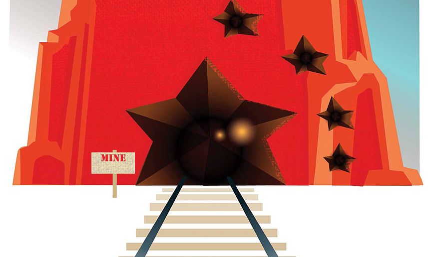 China Dominance in the Rare Earth Minerals Market Illustration by Linas Garsys/The Washington Times