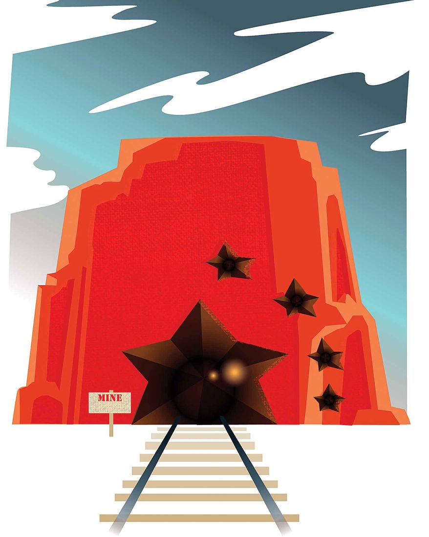 China Dominance in the Rare Earth Minerals Market Illustration by Linas Garsys/The Washington Times