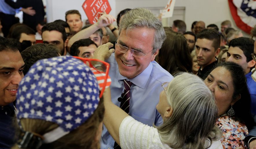 Republican presidential hopeful former Florida Gov. Jeb Bush rolled out a new campaign pitch Monday, promising to be a &quot;fix it&quot; president, banking on his governing experience to beat out the big personalities of some of his competitors. (Associated Press)