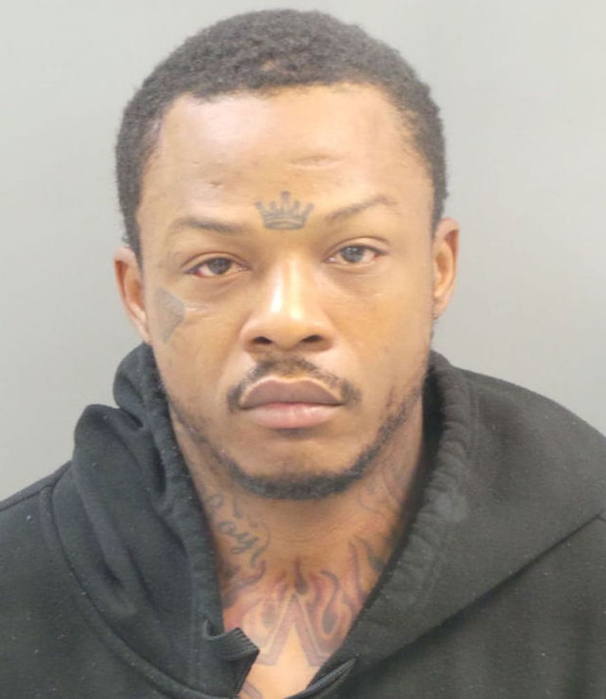David Lopez Jackson, 35, was charged in St. Louis Friday afternoon with setting fire to two predominantly black churches this month, and authorities are trying to figure out a motive. (St. Louis Metropolitan Police Department via St. Louis Post-Dispatch)