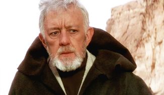 Sir Alec Guinness played a legendary Jedi Master Obi-Wan Kenobi, a noble man and gifted in the ways of the Force. He trained Anakin Skywalker, served as a general in the Republic Army during the Clone Wars, and guided Luke Skywalker as a mentor. (Image courtesy of Lucasfilm Ltd). ** FILE **