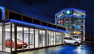 Introducing the world’s first fully-automated, coin-operated car Vending Machine, from Carvana. (Photo by Business Wire)