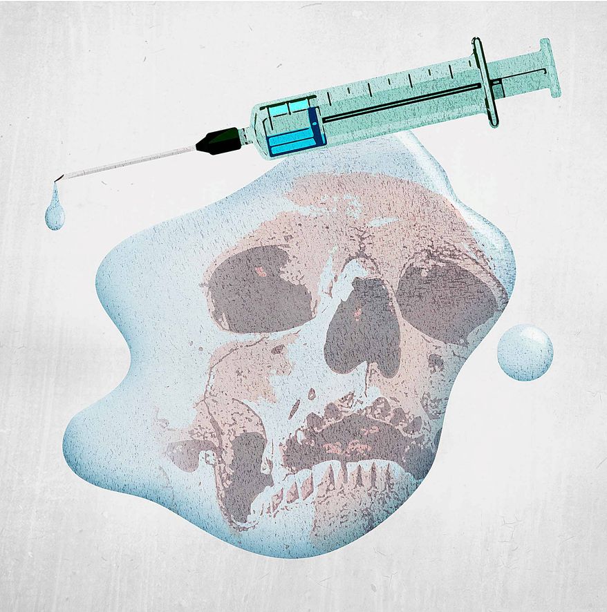 The Tragedy of Heroin Use Illustration by Greg Groesch/The Washington Times