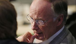 In a statement released Sunday night by his office, Alabama Gov. Robert Bentley said he &quot;will not place Alabamians at even the slightest, possible risk of an attack on our people.&quot; (Associated Press)