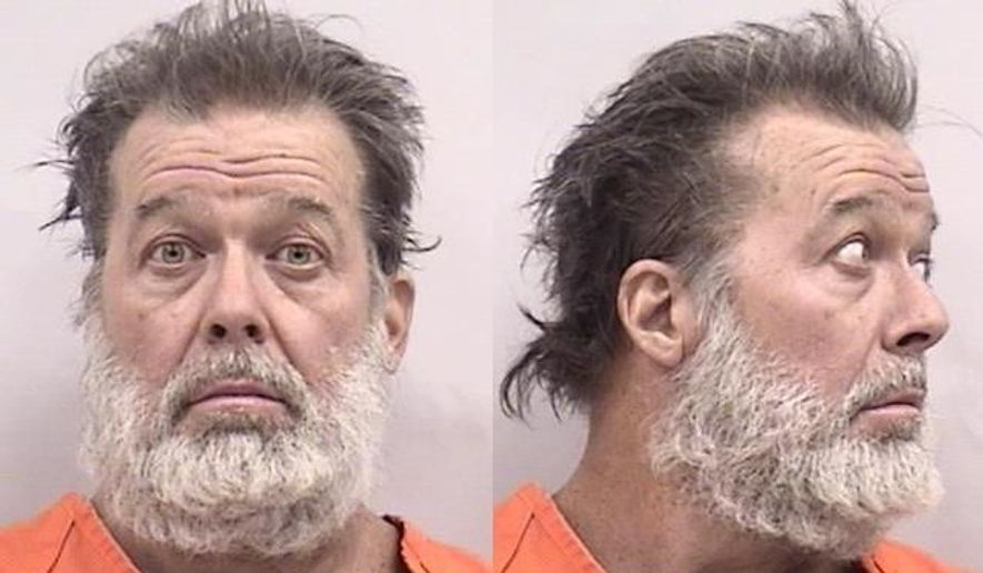 Colorado Springs shooting suspect Robert Lewis Dear of North Carolina is seen in undated photos provided by the El Paso County Sheriff&#x27;s Office. A gunman burst into a Planned Parenthood clinic Friday, Nov. 27, 2015, and opened fire, launching several gunbattles and an hourslong standoff with police as patients and staff took cover. By the time the shooter surrendered, at least three people were killed, including a police officer and at least nine others were wounded, authorities said.  (El Paso County Sheriff&#x27;s Office via AP)