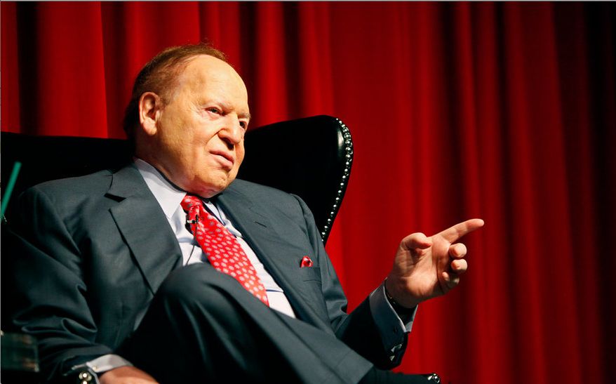 Philanthropist and major GOP donor Sheldon Adelson (Associated Press) **FILE**