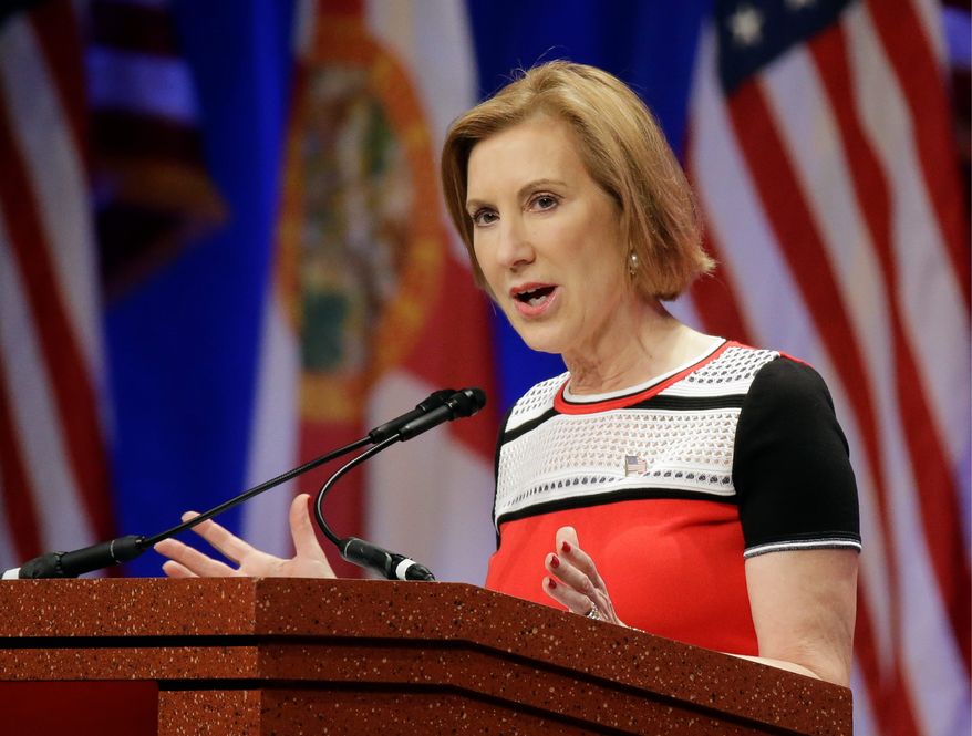 "I haven't used hyperbolic rhetoric about Planned Parenthood," said GOP presidential candidate Carly Fiorina. "I've spoken the truth. And I will continue to speak the truth." (Associated Press)