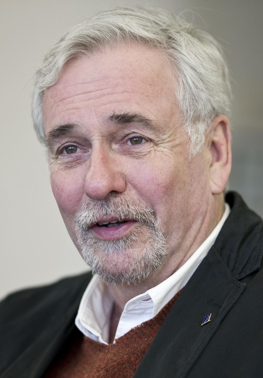 In this photo taken Oct. 23, 2015, Juneau Mayor Greg Fisk talks about his first week on the job during an interview in Juneau, Alaska. The newly elected mayor of Alaska's capital city was found dead in his home, Monday, Nov. 30, 2015, Circumstances surrounding the death were not immediately known. (Michael Penn/The Juneau Empire via AP) MANDATORY CREDIT
