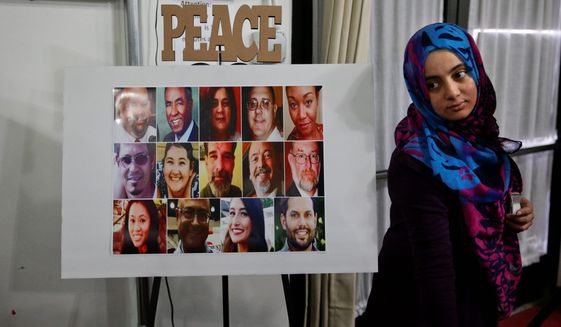 Some American Muslim advocates are calling for an end to extremism and equality of the sexes following Wednesday&#39;s California shootings. (Associated Press)