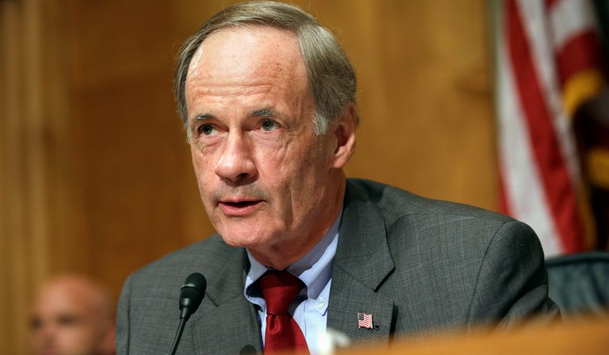 Sen. Thomas R. Carper, Delaware Democrat, said the U.S. should do more to help Central American countries so their citizens are not pushed to the U.S. (Associated Press)