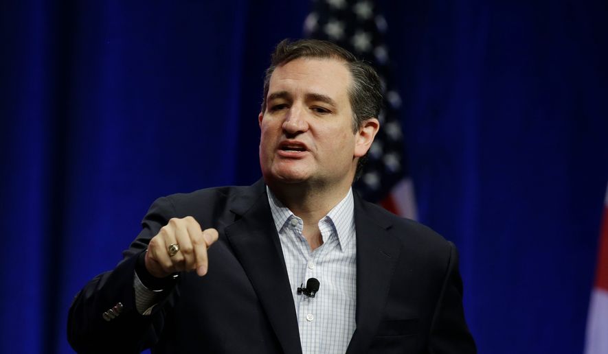 Republican presidential candidate, Sen. Ted Cruz of Texas, said as president he would &quot;do whatever is necessary&quot; to defeat the Islamic State, including arming Kurdish forces and stepping up airstrikes. He left the door open for U.S. boots on the ground. (Associated press)