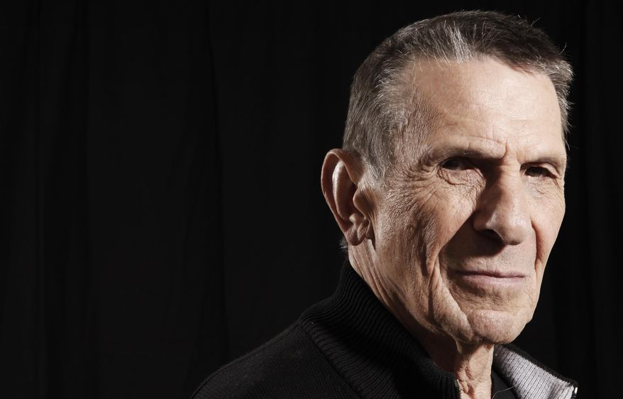 In this April 26, 2009 photo, actor Leonard Nimoy poses for a portrait in Beverly Hills, Calif. Nimoy, famous for playing Mr. Spock in the "Star Trek" television series and movies, died Friday, Feb. 27, 2015 of end-stage chronic obstructive pulmonary disease. He was 83. (AP Photo/Matt Sayles, File)