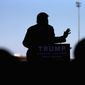 Republican presidential candidate Donald Trump speaks at a campaign rally, Wednesday, Dec. 16, 2015, in Mesa, Ariz. (AP Photo/Matt York)