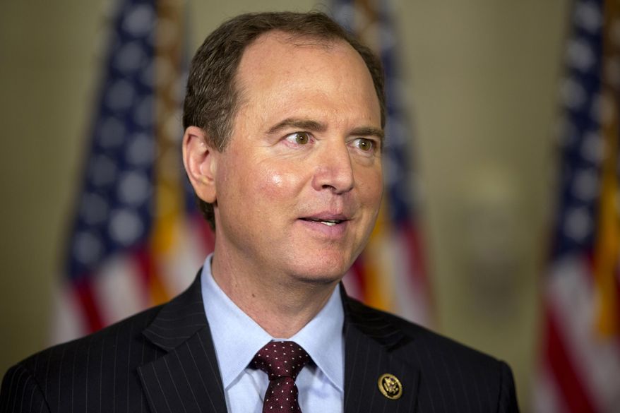 Rep. Adam Schiff, D-Calif., speaks to the media on Capitol Hill in Washington, in this Oct. 22, 2015, file photo. (AP Photo/Jacquelyn Martin, File)