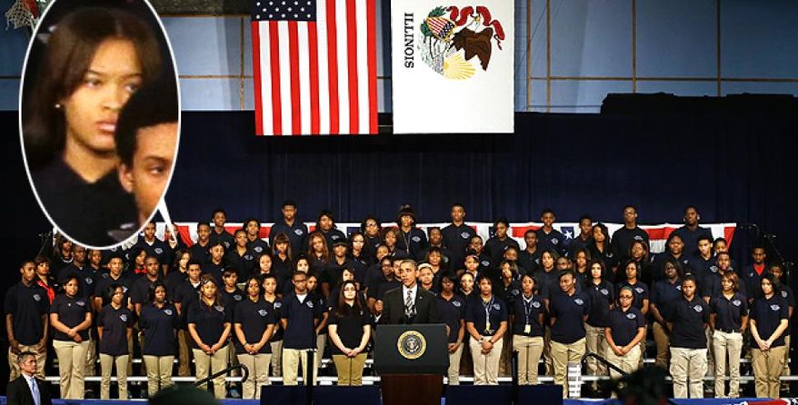President Obama speaks to youth in Chicago about gun violence. (Associated Press)