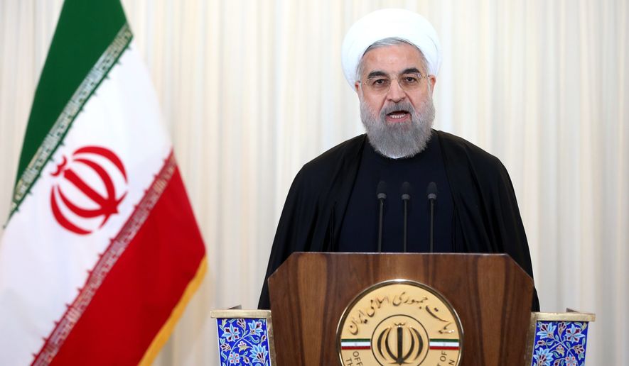The sanctions have badly battered Iran&#39;s economy and President Hassan Rouhani, whom some credit with spearheading Iran&#39;s thaw in relations with the West. (Associated Press)