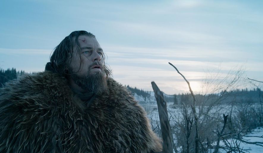 This photo provided by Twentieth Century Fox shows, Leonardo DiCaprio in a scene from the film, "The Revenant." DiCaprio and director Alejandro Gonzalez Inarritu talked to Associated Press about braving the extremes to create the survival and revenge epic "The Revenant." The movie opens in U.S. theaters on Jan. 8, 2016. (Twentieth Century Fox via AP)