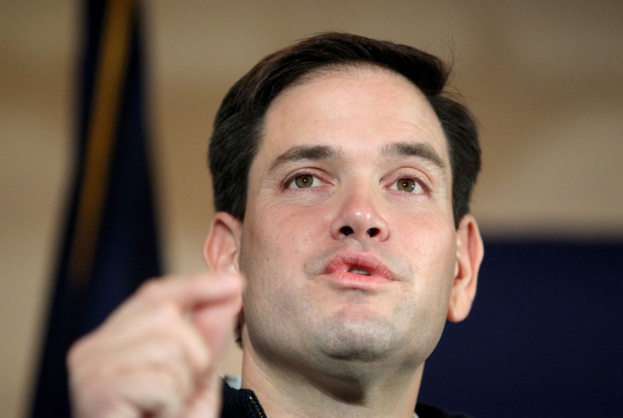 Sen. Marco Rubio of Florida says he is open to a convention but fears a "runaway" assembly where delegates try for a wholesale rewrite of the Constitution — sort of what happened in 1787. (Associated Press)