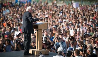 In a surprise to the Democratic Party, which thought Hillary Clinton would be the uncontested presidential nominee, Sen. Bernard Sanders drew voters in droves to rallies as he preached leadership from the left flank. (Associated Press/File)