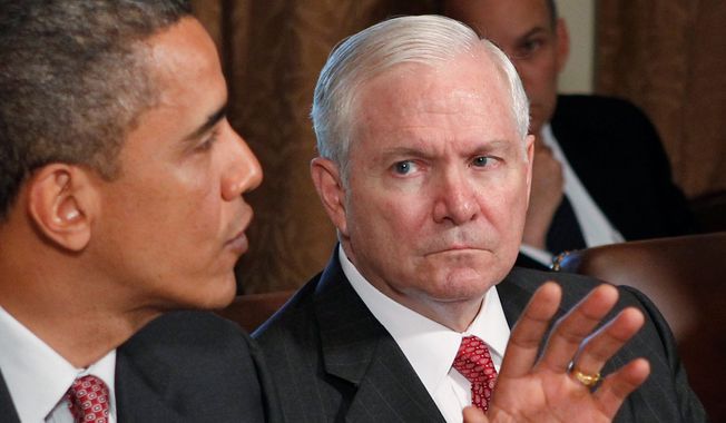In his memoir, Robert Gates (right) wrote that President Obama did not always live up to budget agreements and suspected top brass of conspiracies against the commander in chief. Mr. Obama once retorted to the command by saying &quot;that&#x27;s an order,&quot; which Mr. Gates found unprecedented. (Associated Press)
