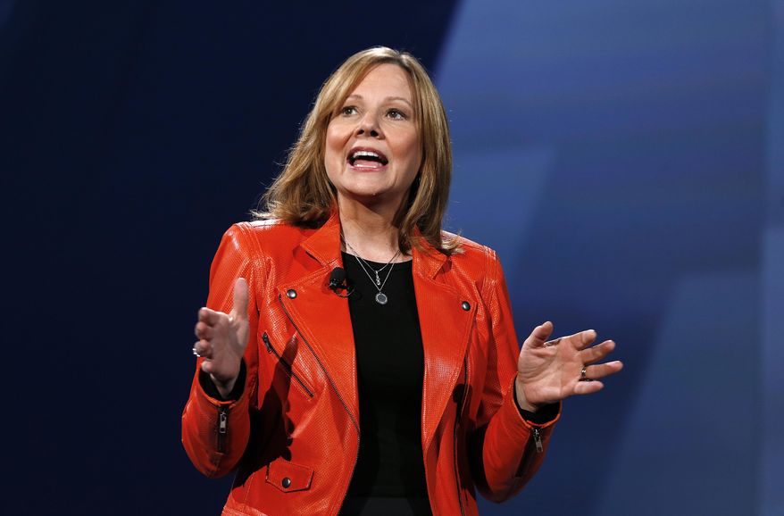 CORRECTS FROM CUMMINS DIESEL TO CUMMINS INC. - In a Wednesday, June 24, 2015 file photo, Mary Barra, General Motors chief executive officer, introduces the 2016 Chevrolet Cruze in Detroit. General Motors directors announced Monday, Jan. 4, 2016, that Barra is taking on the added role of chairman at GM. She will replace former Cummins Inc. Chairman and CEO Theodore Solso, who will stay on as the board's lead independent director, the company said Monday in a statement. (AP Photo/Paul Sancya, File)