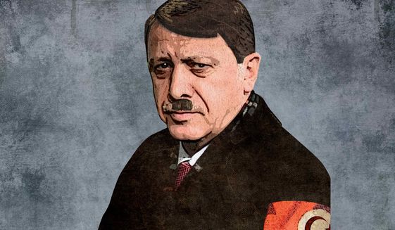 Adolf Erdogan Illustration by Greg Groesch/The Washington Times
