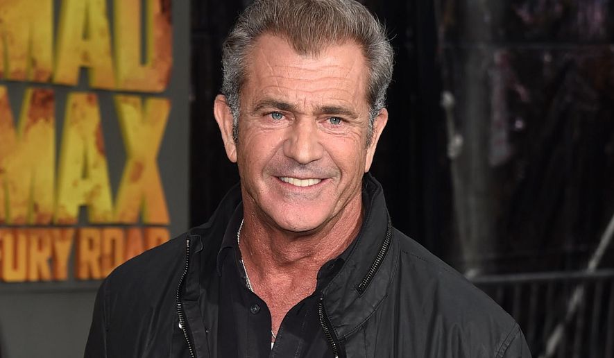 FILE - In this May 7, 2015 file photo, Mel Gibson arrives at the premiere of "Mad Max: Fury Road" in Los Angeles. Gibson will present at the Golden Globes ceremony at the Beverly Hilton Hotel on Sunday, Jan. 10, 2016. (Photo by Jordan Strauss/Invision/AP, File)