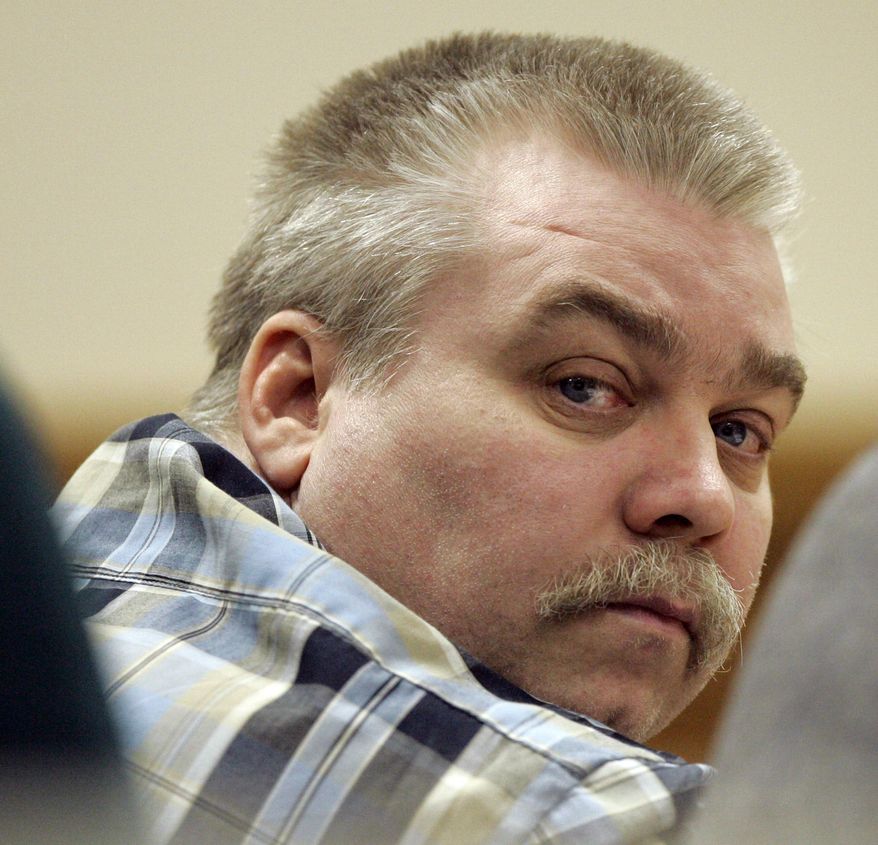 FILE - In this March 13, 2007 file photo, Steven Avery listens to testimony in the courtroom at the Calumet County Courthouse in Chilton, Wis. The Netflix documentary series “Making a Murderer” tells the story of a Wisconsin man wrongly convicted of sexual assault only to be accused, along with his nephew, of killing a photographer two years after being released. An online petition has collected hundreds of thousands of digital signatures seeking a pardon for the pair of convicted killers-turned-social media sensations based on a Netflix documentary series that cast doubt on the legal process. (AP Photo/Morry Gash, File)