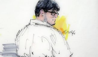 FILE - In this Dec. 21, 2015, courtroom sketch, Enrique Marquez Jr. appears in federal court in Riverside, Calif. Marquez, a friend of one of the shooters in the San Bernardino massacre that killed 14 people, was indicted Wednesday, Dec. 30, on five charges that include conspiring in a pair of previous planned attacks and making false statements when he bought the guns used in this month&#39;s shootings, authorities said. Marquez is is scheduled to be arraigned Wednesday, Jan. 6, in federal court. (Bill Robles via AP, File)