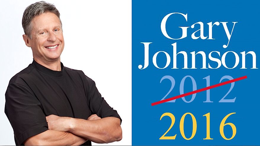 Gary Johnson ran for president in 2012 and plans to do so again four years later. (Image from Gary Johnson 2016/ALibertarianFuture.com)