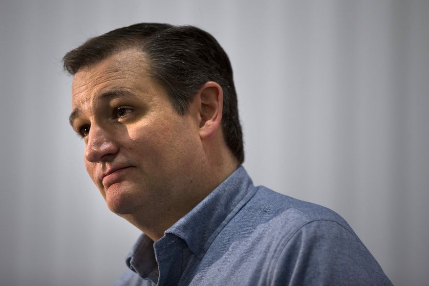 Republican presidential candidate Sen. Ted Cruz, R-Texas, listens to a question during a campaign event, Thursday, Jan. 7, 2016, in Webster City, Iowa. (AP Photo/Jae C. Hong)