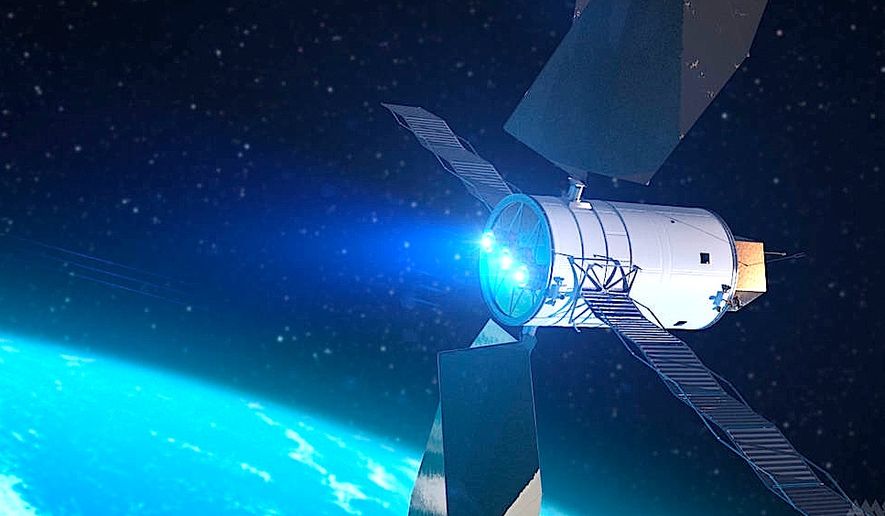A solar powered guardian device under development at NASA is meant to push a threatening asteroid off course, and away from Earth.  It is part of a new planetary defense effort by the federal space agency against threats from asteroids, comets and other inbound objects.  (Image from NASA)