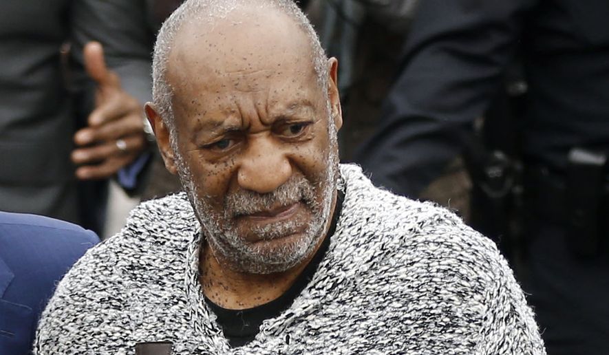 Bill Cosby arrives at court to face a felony charge of aggravated indecent assault Dec. 30, 2015, in Elkins Park, Pa. (Associated Press)