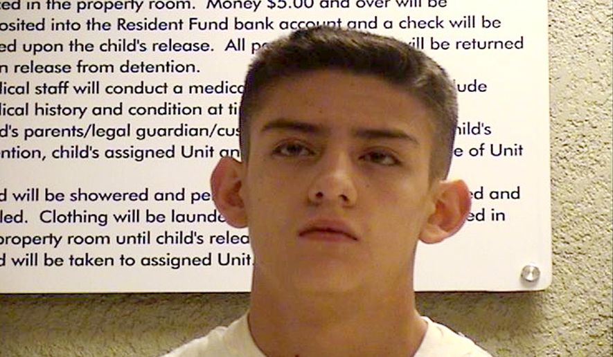 FILE - Nehemiah Griego, 15, is seen in an undated photo provided by the Bernalillo County Sheriff's Deptartment. Griego pleaded guilty Friday, Oct. 16, 2015, to two counts of second-degree murder in the deaths of his parents and three counts of child abuse resulting in death in the slayings of his three younger siblings. He was 15 at the time of the January 2013 shooting. A Monday, Jan.12, 2016 hearing is set for 18-year-old Griego to determine whether he will be sentenced as an adult . (Bernalillo County Sheriff's Deptartment, File)