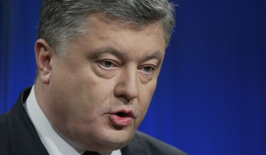 Ukrainian President Petro Poroshenko (Associated Press/File)