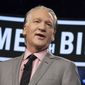 This Jan. 25, 2013, file photo provided by HBO shows Bill Maher as he hosts &quot;Real Time with Bill Maher&quot; in Los Angeles. (AP Photo/HBO, Janet Van Ham, File)