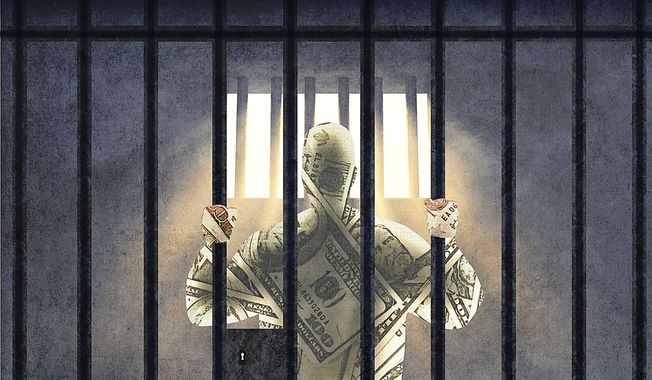 Prisoner Costs and Justice Reform Illustration by Greg Groesch/The Washington Times