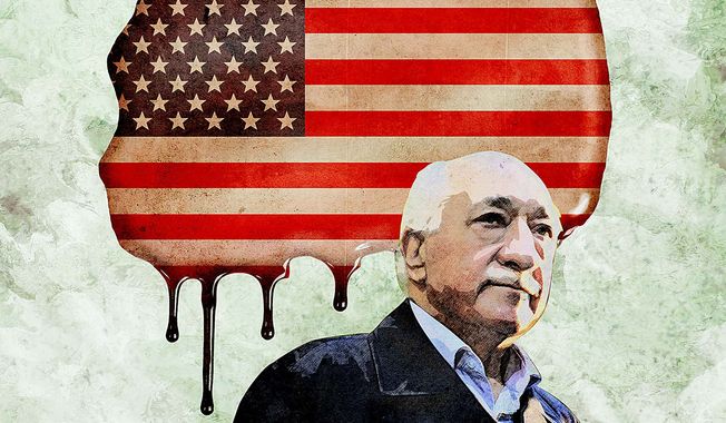 Gulen Plan to Destroy America Illustration by Greg Groesch/The Washington Times