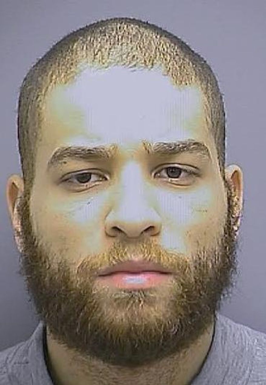 Frankie Williams is shown in a photo provided by the Frederick County Sheriff's Office on March 15, 2014, in Frederick, Md. Williams has pleaded guilty to first-degree murder and first-degree child abuse in the death of his daughter Anayah in a case that prompted reform of state child welfare laws. Williams entered the pleas Thursday, Jan. 21, 2016. He agreed to be sentenced to 60 years in prison on March 17. (Frederick County Sheriff's Office via AP)