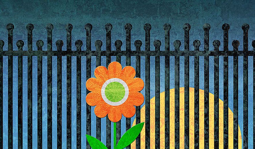 Flower in the Graveyard Illustration by Greg Groesch/The Washington Times