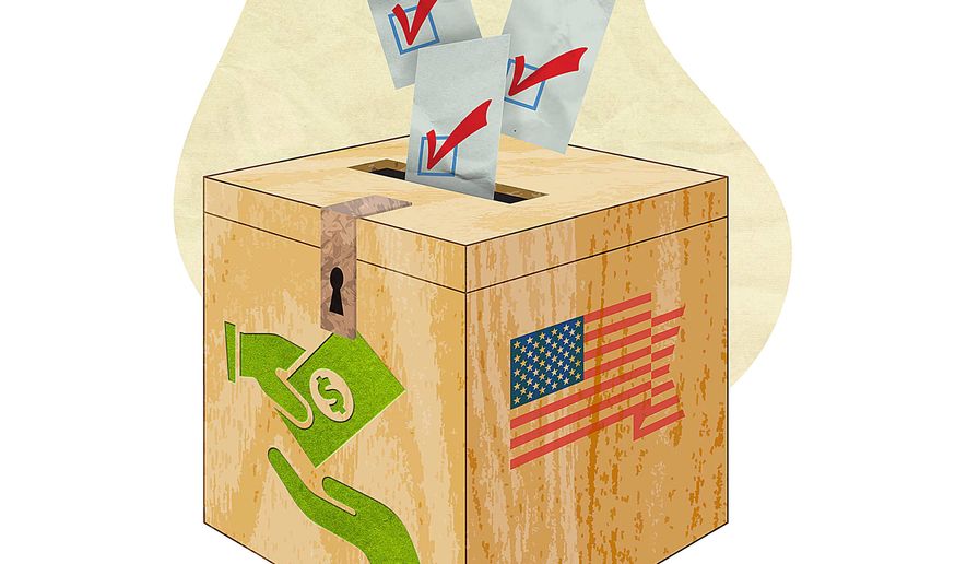 Promising Free Stuff to Get Votes Illustration by Greg Groesch/The Washington Times